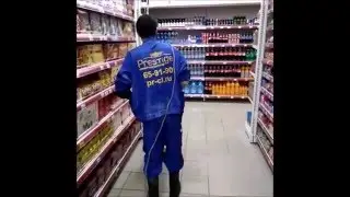 Клининг гипермаркета "Магнит". Компания "Престиж", Ставрополь.