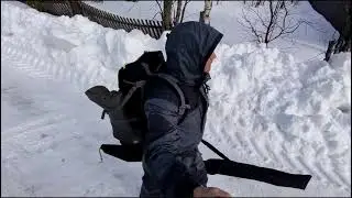 Двое суток в Тайге. Ночевка в избе. 35км на лыжах.