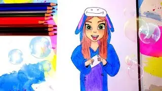 КАК НАРИСОВАТЬ ДЕВОЧКУ ЛУНУ В КОСТЮМЕ ИЗ СЕРИАЛА Я ЛУНА ♥ HOW TO DRAW A 