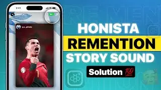 Honista iphone Story / Honista mention story sound problem| Honista story mention song problem