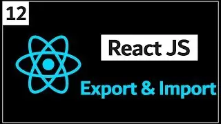 12 - ( React Js Tutorial ) export & Import & export default
