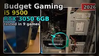 i5 9500 rtx 3050 6gb tested in 9 games 1080p in 2026