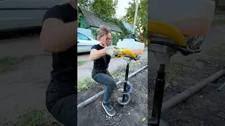 Бурю лунки под столбы для забора! Часть 3 