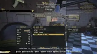 Fallout 76 crafting 25+ legendary fixers