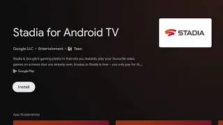 The official Stadia app for Android TV is here!