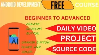 How to Create Custom Button in Android Studio? | Android Drawable Tutorial in Hindi # 13