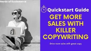 Copywriting For Beginners || Writing Great Copy For eCommerce Products
