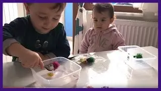 Renkli Toplarla El Becerisi Geliştirme Oyunu | Çocuk Gelişimi Videoları