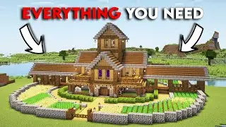 Minecraft: Circle Survival Base Tutorial🏠