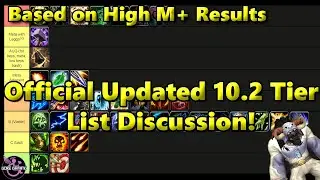 Official Updated 10.2 Season 3 M+ Tier List Discussion!