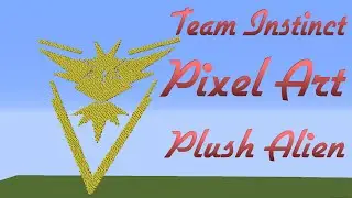 Minecraft Pixel Art SpeedBuild | Team Instinct
