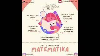 Karena lagi Musim Ujian Semester, Ini Ibu kasih TIPS Belajar Matematika #merdekamengajar #tips #math
