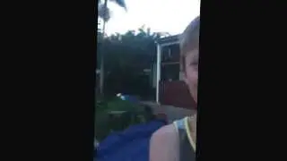 Mini man tarp surfing