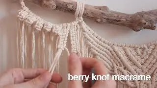 Macrame berry knot, pattern. DIY | Макраме своими руками.