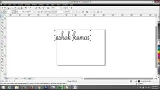 How to use Text tool in Corel Draw X5