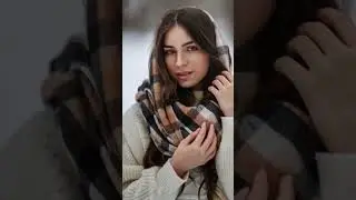 Girl portrait in the snow! 