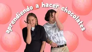 aprendiendo a hacer bombones de caramelo salado