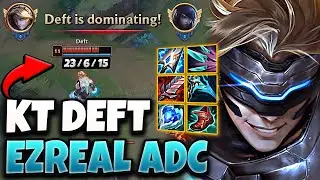 Ezreal vs Aphelios ADC [ KT Deft ] Patch 14.1 Korea Ranked ✅