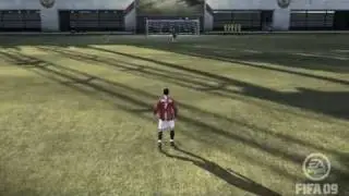 Fifa 09 Ronaldo volley crossbar