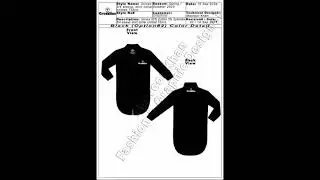 Unisex 3and4 sleeve shirt collar Design - By Masroor Khan