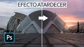 Efecto atardecer Photoshop | Efecto iluminacion Photoshop | Tutorial Photoshop | Efectos Photoshop