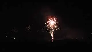 Nový rok 2019 ohňostroj Bystričany