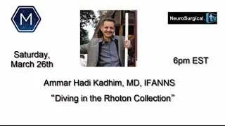 Ammar Hadi Kadhim, MD, IFAANS: Diving in the Rhoton Collection
