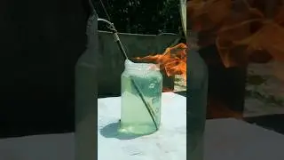 i Made Flammable Soap 🧼 Bubble #dkcrezyscience #short