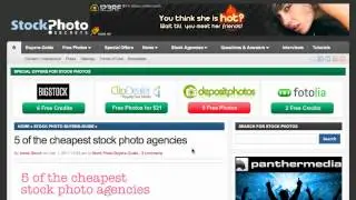 How to find the cheapest Stock Photo Agency