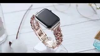 New Arrival - Double Chain Apple Watch Band with Leather / Hand Removable Links