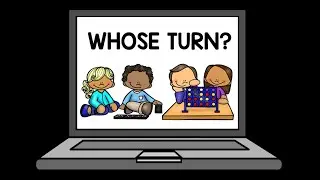 Core word TURN - Boom Card activities