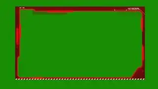 Technology Border Animation Green Screen(FREE TO USE)