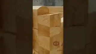 Рубка угла в лапу 