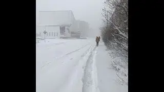 Майские снегопады и метели в Воркуте