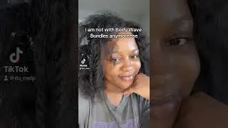 I am not with body wave bundles anymore 🙅🏾‍♀️ #naturalhair #wiginstall #naturalsewin