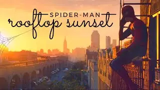 Rooftop with Peter Parker | Marvel ASMR Ambience (with talking)