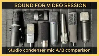 Sound for Video Session: Studio Condenser Voice over, Podcast, Livestream Mic A/B Comparison