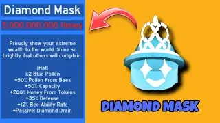 Getting diamond mask in bee swarm simulator!!!