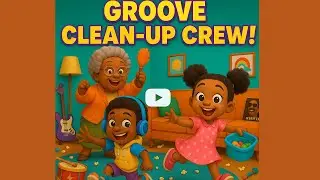 Groove clean up!  A Fun Story About Teamwork, Music, and Cleaning Up! Read Along- Storytime