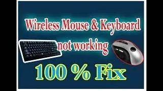 Wireless Mouse & Keyboard not working  fix
