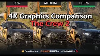 The Crew 2: Ultra vs. Medium vs. Low Graphics Comparison | PC | 4K UHD