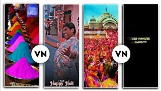 Holi special Video editing Vn App | Holi Video editing 2023