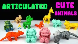 Best 3D Printed Articulated CUTE ANIMALS