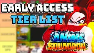 THE BEST Tier List For Anime Squadron!!! (Roblox)
