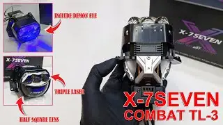 Review Biled X-7Seven TL-3 Square Triple Laser