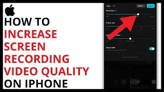 How to Increase Screen Recording Video Quality on iPhone [QUICK GUIDE]