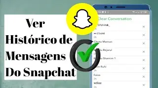 Como visualizar a mensagem do Snapchat História || como ver o seu histórico de chat no snapchat