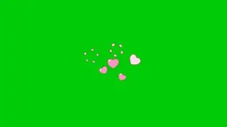 Cute Heart Greenscreen