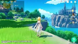 AMD Ryzen 7 6800HS  \ Radeon 680M iGPU \ Genshin Impact @1080p high settings