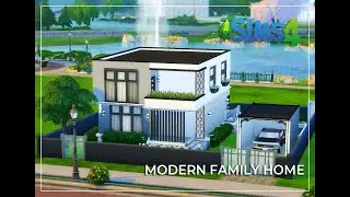 THE SIMS 4 | HOUSE BUILD | STOP MOTION | Modern Family House